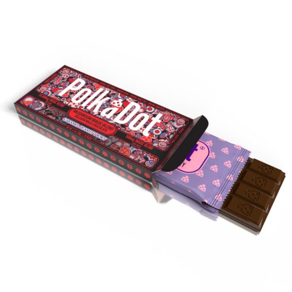 Caramel Peanut Twist Polkadot Chocolate bar