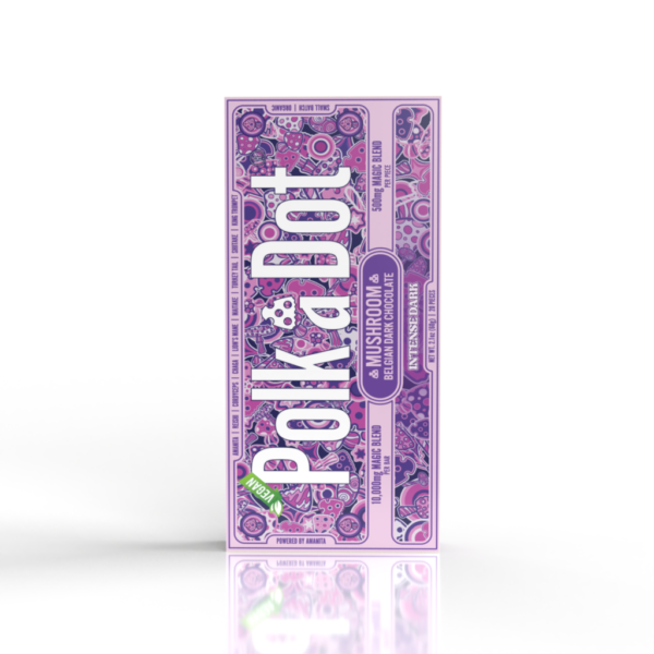 Intense Dark Polkadot Chocolate bar