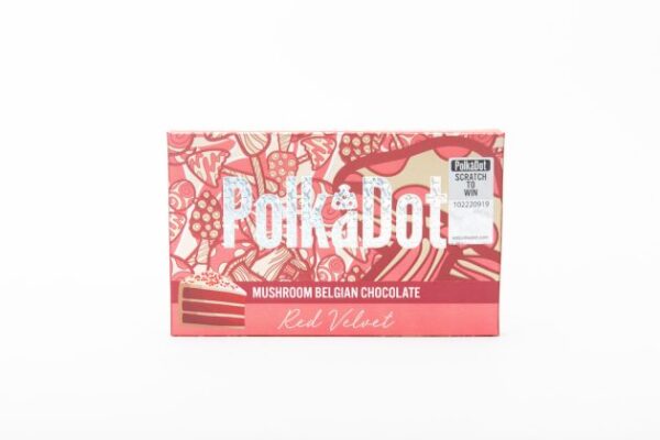 PolkaDot Red Velvet Chocolate Bar